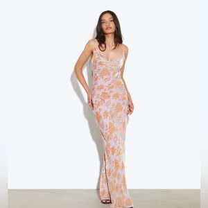 Rat & Boa Textured Floral Dress